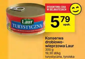 Delikatesy Centrum Konserwa drobiowo-wieprzowa Laur oferta
