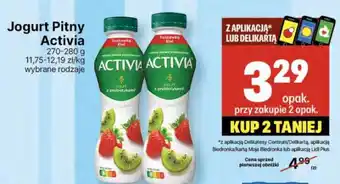 Delikatesy Centrum Jogurt Pitny Activia oferta