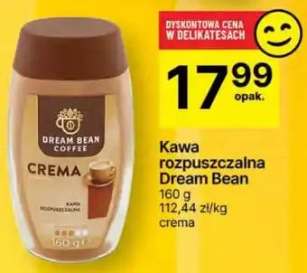 Delikatesy Centrum Kawa rozpuszczalna Dream Bean oferta