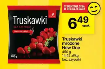 Delikatesy Centrum Truskawki mrożone New One oferta