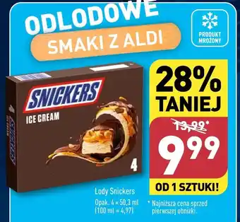 ALDI Lody Snickers oferta