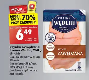 Biedronka Szynka Kraina Wędlin oferta