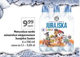 Auchan Woda niegazowana Jurajska oferta