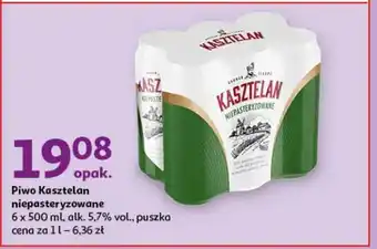 Auchan Piwo Kasztelan oferta