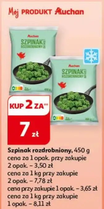 Auchan Szpinak Auchan oferta