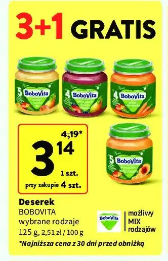 Intermarche Jabłka ze słodką marchewką Bobovita oferta
