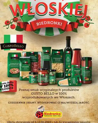 Biedronka Makaron strozzapreti bianchi Gustobello oferta