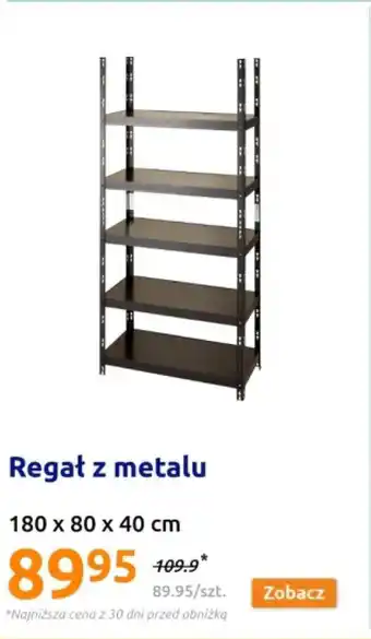 Action Regał z metalu oferta