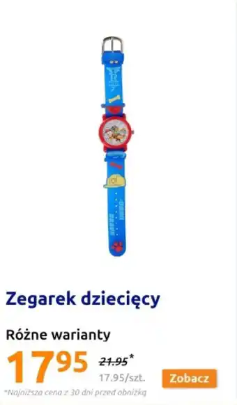 Action Zegarek dziecięcy oferta