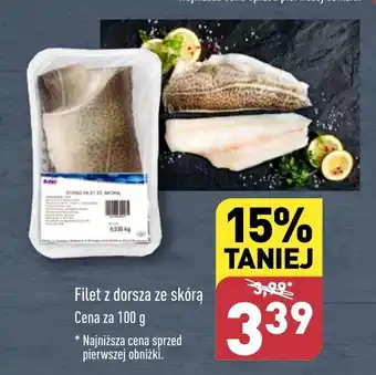 Filet z dorsza ze skórą 100 g