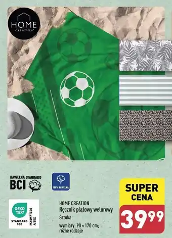 ALDI Ręcznik plażowy Home Creation oferta