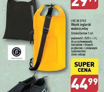 ALDI Worek żeglarski Live In Style oferta