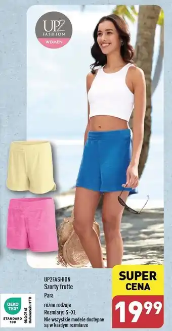 ALDI Szorty frotte s-xl Up2Fashion oferta