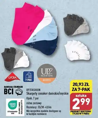 ALDI Skarpety męskie rozm. 43/46 Up2Fashion oferta