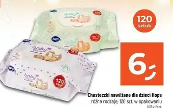 Dealz Chusteczki nawilżane różowe Hops Baby Pure oferta