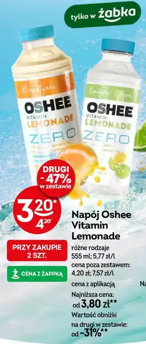 Żabka Napój Oshee Vitamin Lemonade oferta