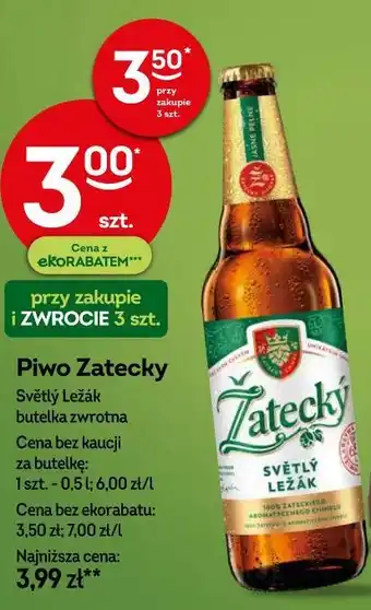 Żabka Piwo Zatecky oferta