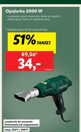 Lidl Opalarka 2000 W oferta