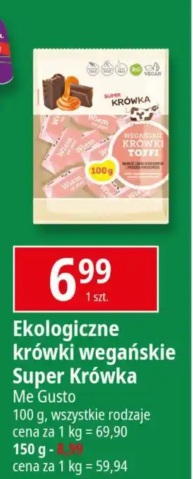 E.Leclerc Cukierki krówki bezmleczne toffi Super Krówka oferta