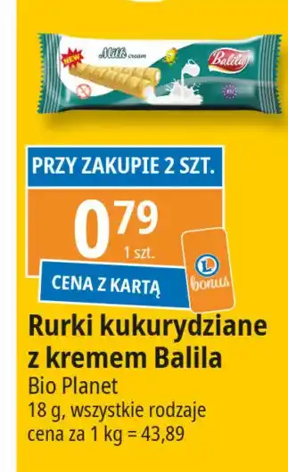 E.Leclerc Rurka kukurydziana mleczna Balila oferta