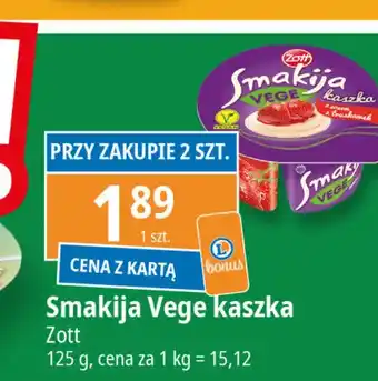 E.Leclerc Kaszka z sosem truskawek Smakija Vege oferta
