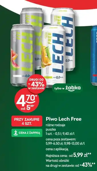 Żabka Lech Free oferta