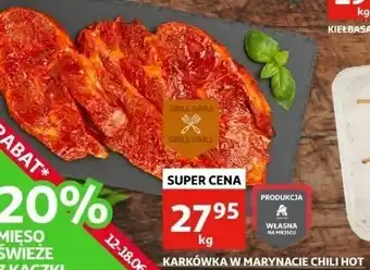 Auchan Karkówka w marynacie chili hot oferta