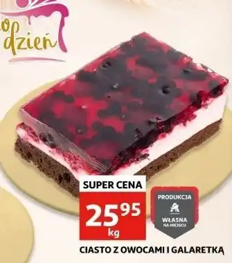 Auchan Ciasto z owocami i galaretką Auchan oferta