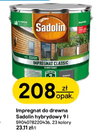 Castorama Impregnat do drewna Sadolin oferta
