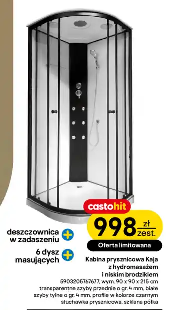 Castorama Kabina prysznicowa Białe oferta