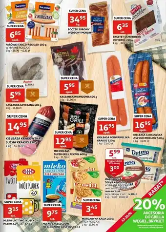 Auchan Boczek surowy wędzony Morliny oferta