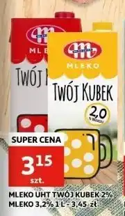Auchan Mleko 3.2% Mlekovita Twój Kubek oferta