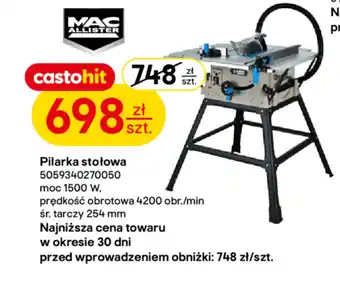 Castorama Pilarka MacAllister oferta