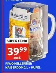 Auchan Piwo + kufel Kaiserdom Hefe-Weissbier oferta