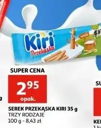 Auchan Przekąska: serek+paluszki Kiri oferta