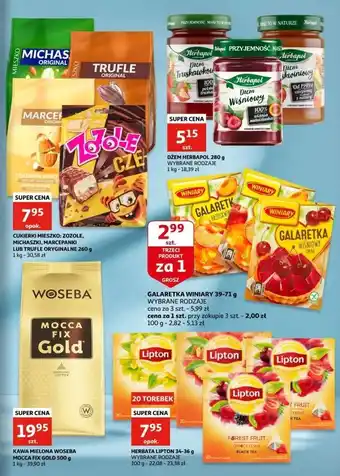 Auchan Dżem brzoskwiniowy Herbapol oferta