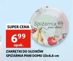 Auchan Zakrętki z nadrukiem 6.6 cm oferta