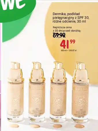 Rossmann Podkład pielęgnacyjny spf 30 02 Dermika Luxury Ceramides oferta