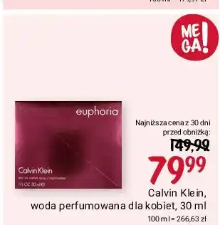 Rossmann Woda perfumowana Calvin Klein Euphoria Woman oferta