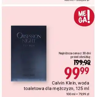 Rossmann Woda toaletowa Calvin Klein Obsession Night Men oferta