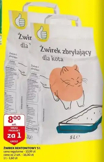 Auchan Żwirek dla kota Podniesiony Kciuk oferta