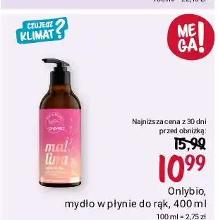 Rossmann Mydło do rąk malina Only Bio oferta