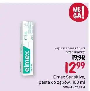 Rossmann Pasta do zębów z aminofluorkiem Elmex Sensitive oferta