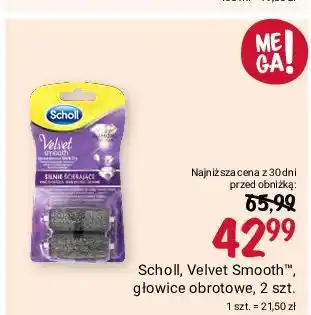 Rossmann Głowice wymienne diamond crystals Scholl Velvet Smooth oferta