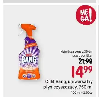 Rossmann Spray do czyszczenia kamień i brud Cillit Bang Power Cleaner oferta