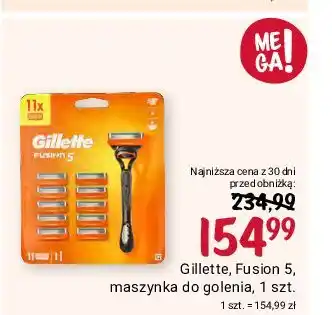 Rossmann Maszynka + 10 wkładów Gillette Fusion 5 oferta