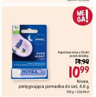 Rossmann Pomadka over night Nivea oferta