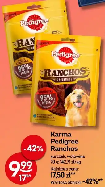 Żabka Karma Pedigree Ranchos oferta
