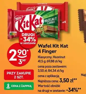 Żabka Wafel Kit Kat 4 Finger oferta