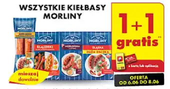 Biedronka WSZYSTKIE KIEŁBASY MORLINY oferta